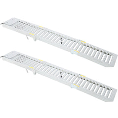 2 Sets Foldable Ferruginous Car Ramp, Portable Easy Fold Lightweight Ramp for Car Truck SUV Motorcycle ATV Bearing Capacity of Expand 1000lbs