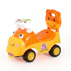 Ride On Toddler Push Car, Push Car for Toddler 19 to 36 Months, Kids Ride On Toy with Horn & Music, 48.5 lbs Load Capacity, Under-seat Storage, Foot-to-Floor Walker for Toddlers Boys Girls