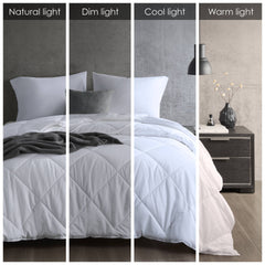 Oversized Down Alternative Comforter White Full/Queen
