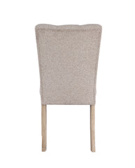 STONE DINING CHAIR - BEIGE KIT OF 2