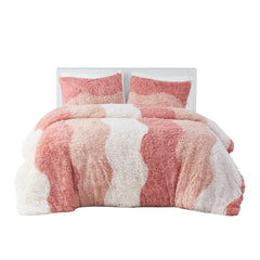 Twin/Twin XL Ombre Shaggy Faux Fur Comforter Set