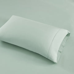 4-Piece Queen HeiQ Smart Temperature Cotton Blend Sheet Set, Seaform