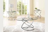 Modern Metal Cocktail Table Set Contemporary Cocktail Table Set