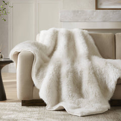 1-Piece 60x80" Faux Fur Throw Blanket,Polar Bear
