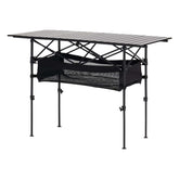 Folding Portable Camping Table Aluminum Outdoor Picnic Roll up Table Storage Bag