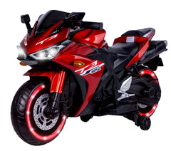 Kids Motorcycle 12 V Motorcycle For Kids 3-8 Years Boys Girls,Kids Motorcycle Ride On Toy With Training Wheels/Manual Throttle/ Drive By Hand /Lighting Wheels