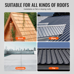Solar Panel Mounting Brackets Solar Panel Mounting Kit for Various Roofs