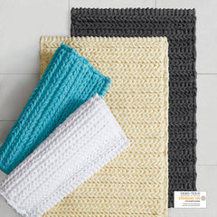 100% Cotton Chenille Chain Stitch Rug