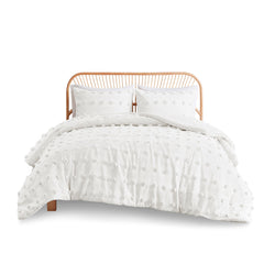 Full/Queen Clip Jacquard Comforter Set