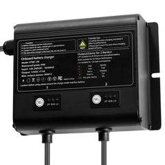 2-Bank 5A 12V Smart Marine Battery Charger Onboard IP68 Waterproof Boat RV Yacht