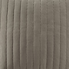 Cotton Quilted Euro Sham Taupe Euro Sham
