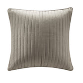 Cotton Quilted Euro Sham Taupe Euro Sham