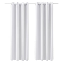 2 Set Blackout Curtain Grommet Window Panel Thermal Insulated Drapes 52x84 inch