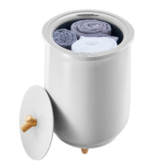 Towel Warmer Bucket, 20L Large Towel Warmer for Bathroom, Auto Shut Off Towel Heater Fits up to Two 40"x70" Oversized Towels, Bathrobes, Blankets, 4-Level Timer Towel Warmer Ideal for Spa, Gray