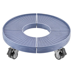 Round Trash Can Dolly 15-22.8 in Adjustable Plastic Bin Dolly 400lbs Heavy Duty