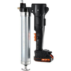 Cordless Grease Gun, 20-Volt, 10,000 PSI, 39" Long Hose, Electric Grease Gun Kit Professional High Pressure Battery Powered Grease Gun with Carrying Case, Two Batteries & Charger Included, Black