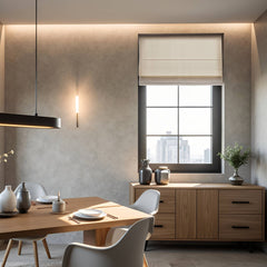 1PC 35x64" Cordless Roman Blind Galen Matte fabric