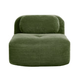 Hamlet LSF&RSF Corner Sofa W/Pillows Corduroy- Olive green