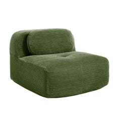 Hamlet LSF&RSF Corner Sofa W/Pillows Corduroy- Olive green