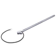 Chain Wrench, 48 inch Chain Pipe Wrench, 13.4 inch Diameter Capacity, CRV Reversible Pipe Fitting Tool Wrench with High Strength Jaw and Ergonomic Handle, for Pipe Installation and Car Repair