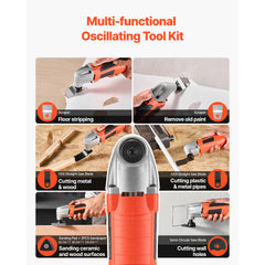 Multitool Oscillating Tool 2.2Amp 22000OPM Corded Oscillating Multi Tool