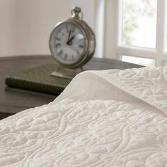 Reversible Bedspread Set Cream Twin