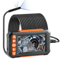 Endoscope Camera with Lights Dual Lens Borescope 49.2FT Cable 4.3" Screen