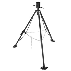 5th Wheel Tripod Stabilizer, 5000 LBS Load Capacity Tripod Fifth Wheel Stabilizer, 35"-57" Adjustable Height RV Gooseneck Stabilizer, Tripod Jack for Fifth-Wheel Trailers, RVs, and Campers
