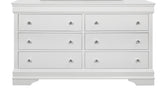 SHAKER CROCODILE METALLIC WHITE DRESSER