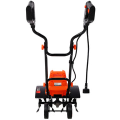 13.5AMP Electric Tiller,120V/60HZ,18-Inch Width 9-Inch Depth Corded Powerful Tiller,With 24 Steel Tines,Adjustable Wheels,for Garden Lawn Yard