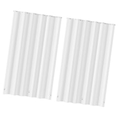 Shower Curtain Liner, 8G Heavy-Duty PEVA Shower Liner, 2-Pack Waterproof Plastic Liners with 3 Magnets and 12 Rust-Resistant Metal Grommet, for Bathroom Showers & Bath Tubs, 72 x 72 in (White)