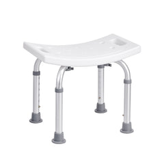 Shower Chair, Adjustable Height Shower Stool with Built-in Handles, Shower Seat for Inside Shower or Tub, Non-Slip Bench Bathtub Stool Seat for Elderly Disabled Handicap, 158.8 kg Capacity