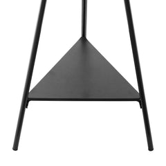 Coat Rack Freestanding Coats Rack Stand with 2 Shelves & 6 Hooks
