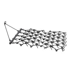 Drag Harrow 7 x 3.7 ft Chain Harrow ATV Lawn Rake for Landscape Leveling