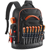 Tool Backpack 64 Pockets Tear-resistant Jobsite Backpack for Electrician