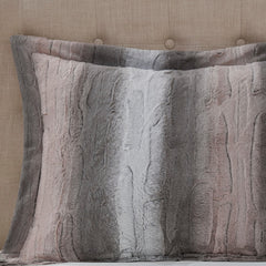King 4PC Faux Fur Comforter Set