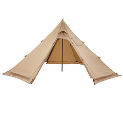 Hot Tent for 4 Persons, Portable Winter Tipi Tent with Stove Jack, Waterproof Canvas Camping Tents, Lightweight 4 Season Shelter Tents for Hiking Fishing Backpacking, M Size