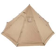 Hot Tent for 4 Persons, Portable Winter Tipi Tent with Stove Jack, Waterproof Canvas Camping Tents, Lightweight 4 Season Shelter Tents for Hiking Fishing Backpacking, M Size