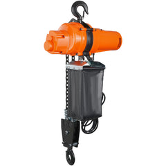 Electric Chain Hoist Single Phase Crane Hoist 2200 lbs Load 10 ft Lifting