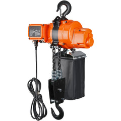 Electric Chain Hoist Single Phase Crane Hoist 2200 lbs Load 10 ft Lifting