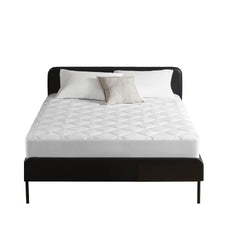 Overfilled Deep Pocket Mattress Pad White Twin