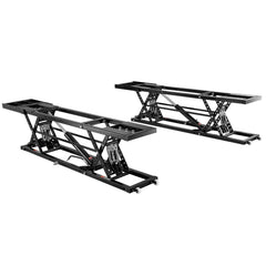 VEVOR Car Lift, 7,000 LBS Capacity Portable Car Lift, with Extended-Length Plates, 26.8" Max. Height, Heavy-duty Carbon Steel Truck Lift with 120V Power Unit, Auto Car Jack Lifts for Home Garage Shop