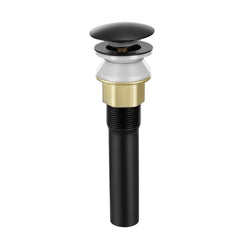 Bathroom Sink Drain with Overflow Anti-Clogging Vessel Sink Drain Strainer