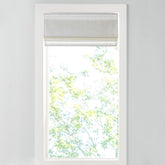 Linen Blend Light Filtering Cordless Roman Shade White 34x64"