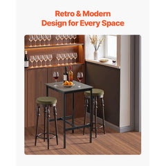 24 in Bar Table Height Pub Table Cocktail Coffee Counter Desk Kitchen Dining