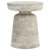 Robbie - Accent Table - Distressed White Wash