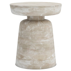 Robbie - Accent Table - Distressed White Wash