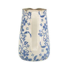 6.3x4.5x7.1" Ceramic Pitcher Vase with Handle