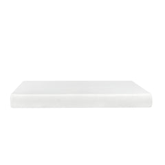 Twin-XL Size Gel Memory Foam Mattress, 8 in. Soft Mattress in a Box, White