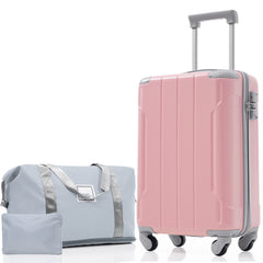 20 Inch Carry On Luggage Set 3 Piece with Spinner Wheels, Lightweight Hardshell ABS Suitcase for Weedend Getaways, Business Travel